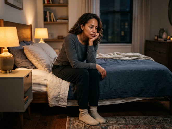 Menopause Sleep Problems Woman 40